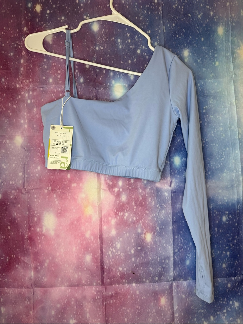 Halara one shoulder cropped shirt 🛍